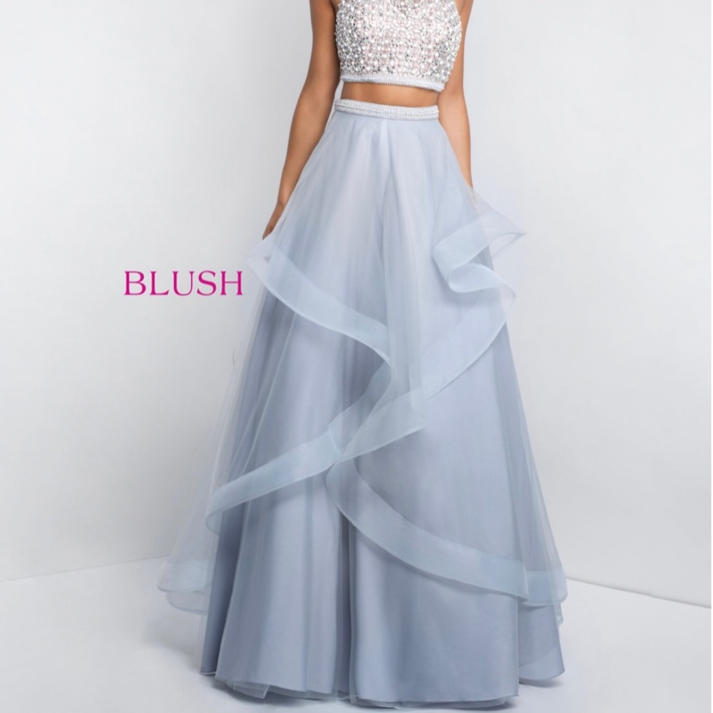 Blush prom dress C1072